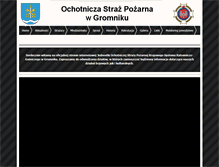 Tablet Screenshot of osp.gromnik.pl