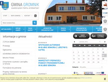 Tablet Screenshot of gromnik.pl